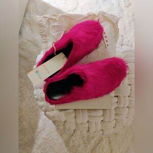 Pink Marni Slides